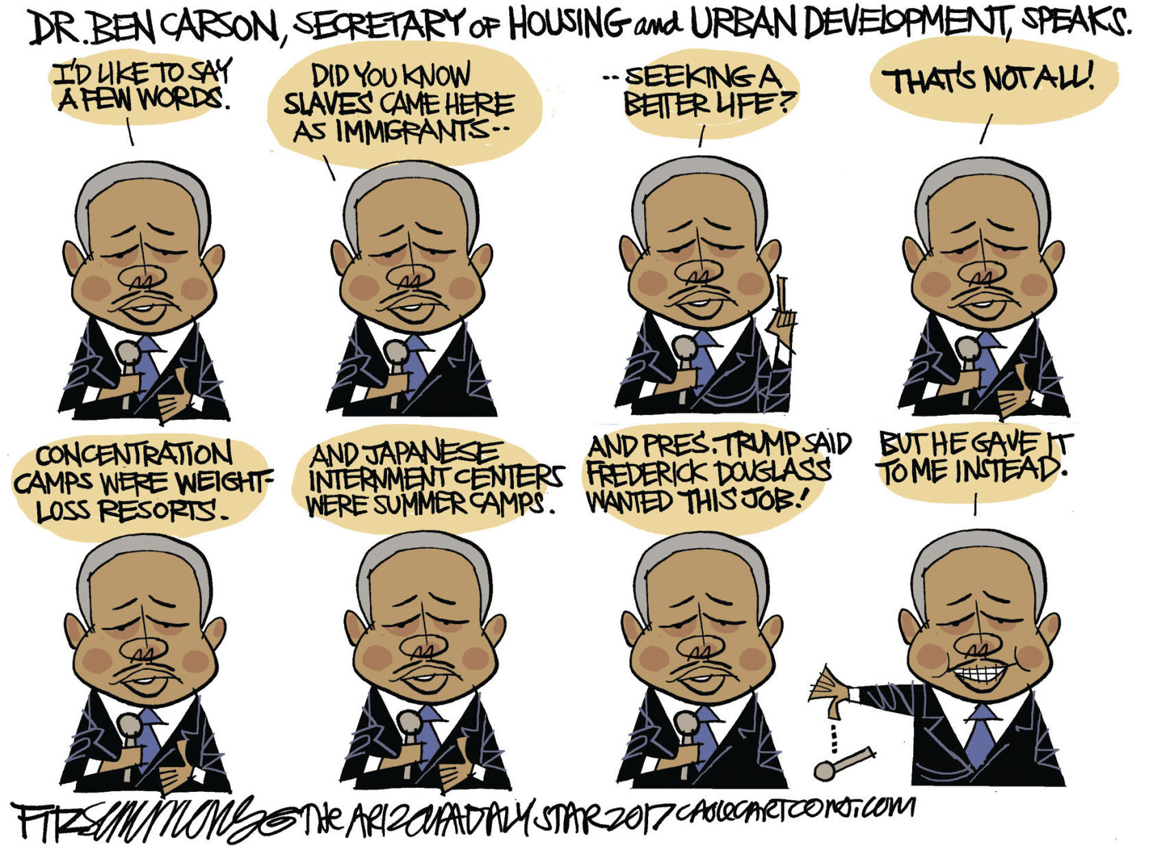 Daily Fitz Cartoon: Ben Carson